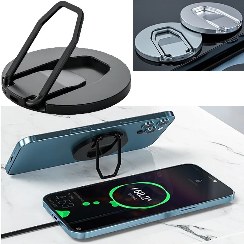 

Creative new type for Apple MagSafe wireless charger iPhone 12 magnetic suction 15W fast charging mobile phone bracket