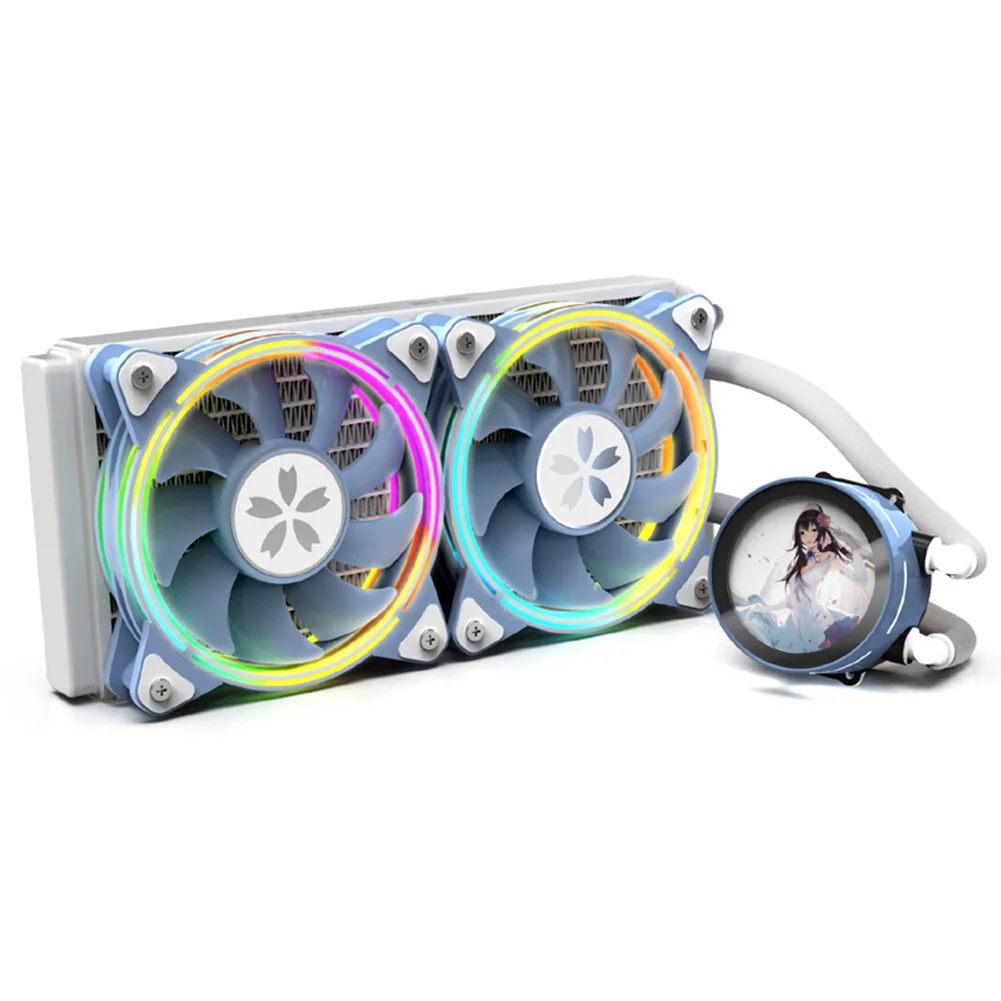 

Yeston and zeaginal United cherry beetle argb-240 CPU cooler, 12cm PC shell, water-cooled chassis, dual fans, LGA radiator