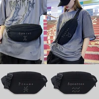 mens waist bag wallet outdoor leisure sports running mobile phone bag ladies canvas one shoulder crossbody travel fanny pack