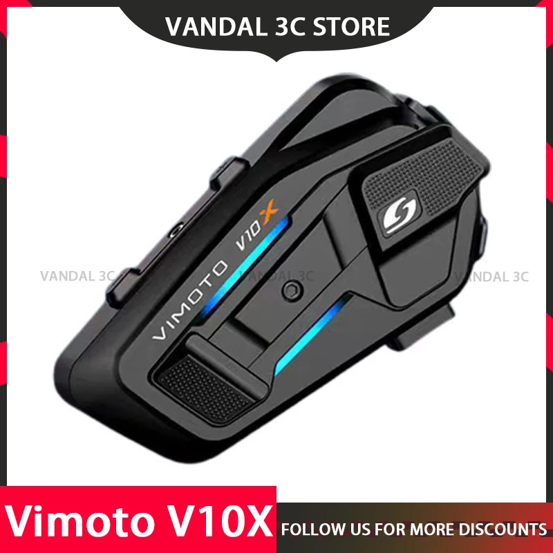 Vimoto V10x V10s V10xr наушники мотоциклетные Bluetooth водонепроницаемые для внутренней