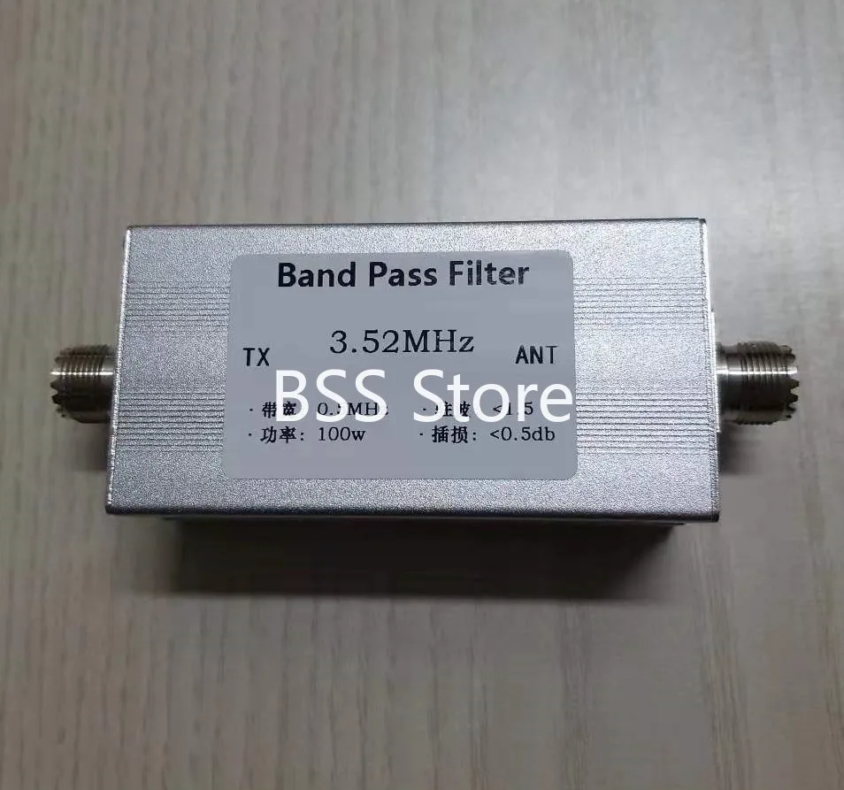 

BPF-3.5-100 3.52MHz 80m band band-pass filter BPF anti-interference improves sensitivity by 100 module sensor