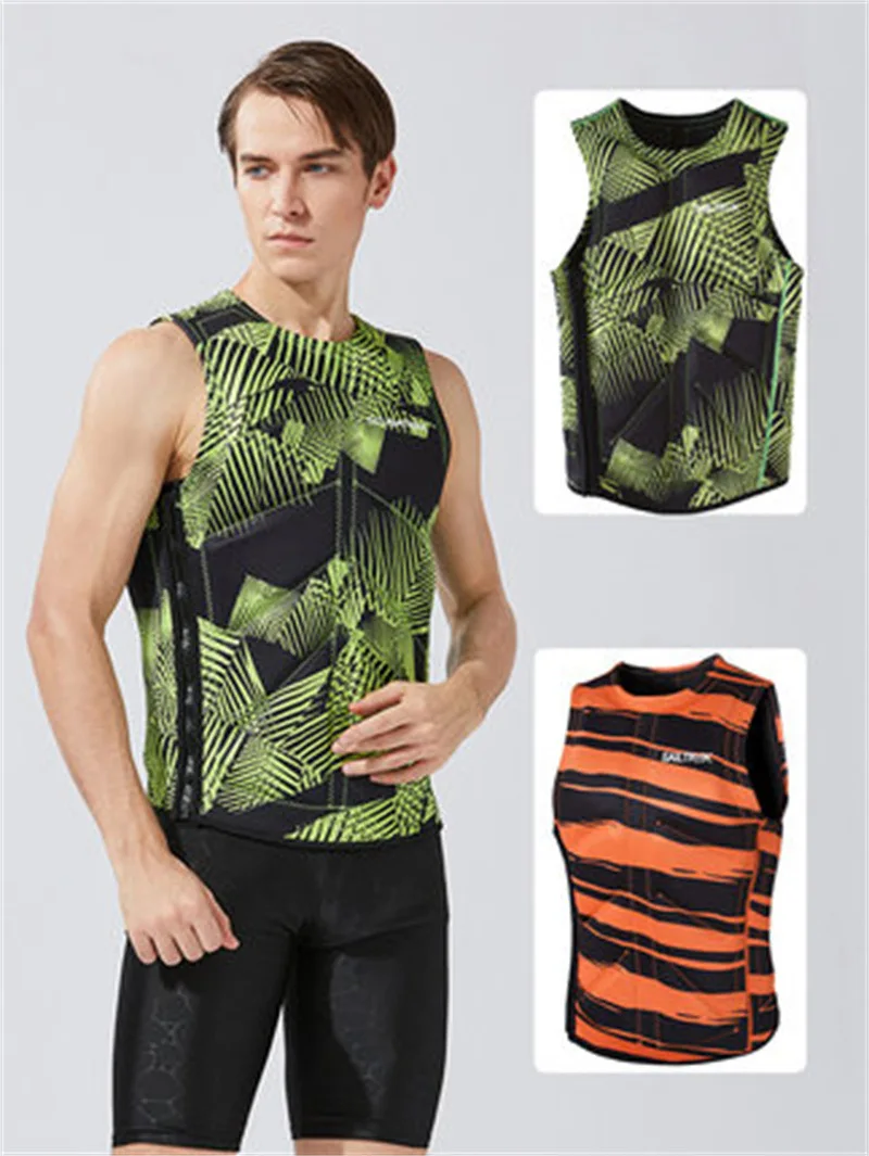 

Python Printed Life Vest/Jacket Adult Men Women Swimming Boating Drifting Water Sports Safety Buoyancy Guard Suit Neoprene