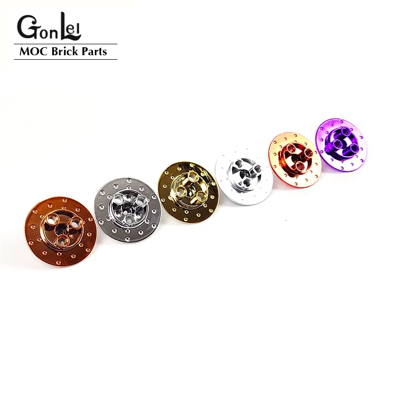 4 шт./лот MOC часть 35189, тормозные диски, кирпичи, подходят для Bugatti 42083 Chiron Cars 37383 + 23799, колесные строительные блоки, игрушки «сделай сам»