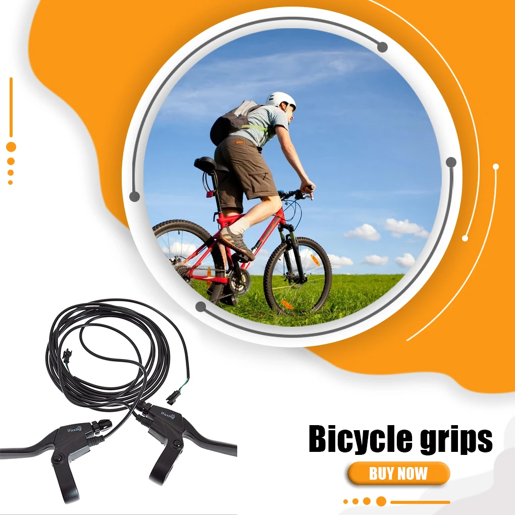 

2 Pieces Electric Bike Brakes Parts Braking Handles Maintenance Accessory