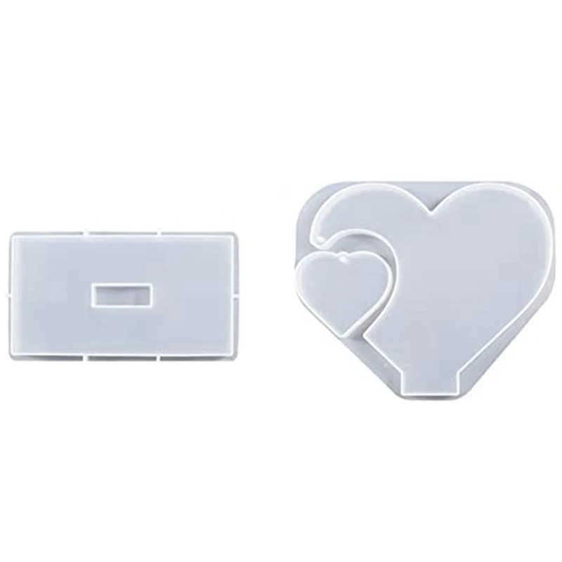 

1Set Heart Resin Molds For Photo Frame Heart Picture Frames Silicone Molds Silicone Molds Silica Gel For DIY Home Decoration