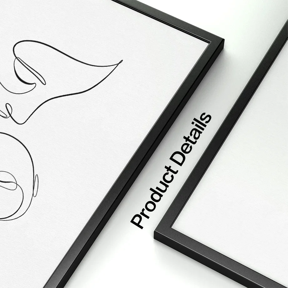 Настенная Картина на холсте с изображением мамы ребенка рук ног абстрактных