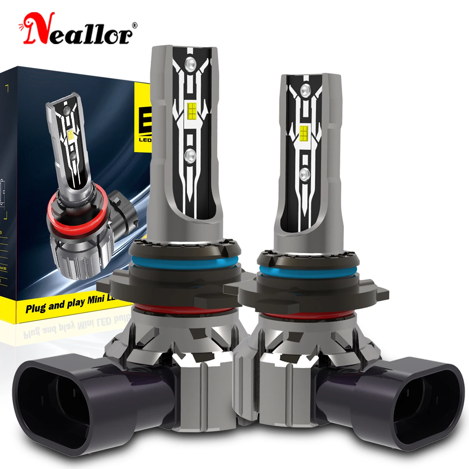 

2x HIR2 9012 Canbus No Error H11 H8 H7 H10 White Fog Lights H4 LED Bulb Car Driving Running Lamp For BMW Toyota Skoda Ford Lada