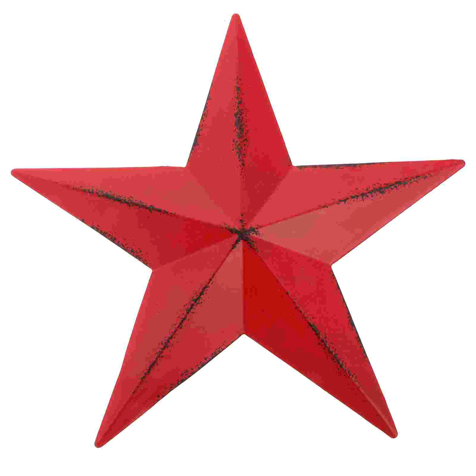 

Star Wall Metal Barn Decor Stars Ornamentsindependence Day Decoration Vintage Rustic Sculpture 4Thjuly 3D Pendant Home Hanging