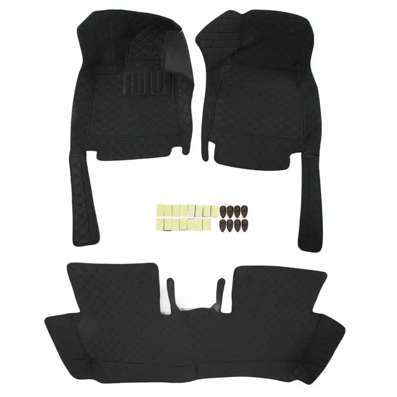 

Car Floor Mats Wear Resistant Dust Proof /Set Auto Carpets One Piece Design Diamond Shape Anti Slip for Maintenance