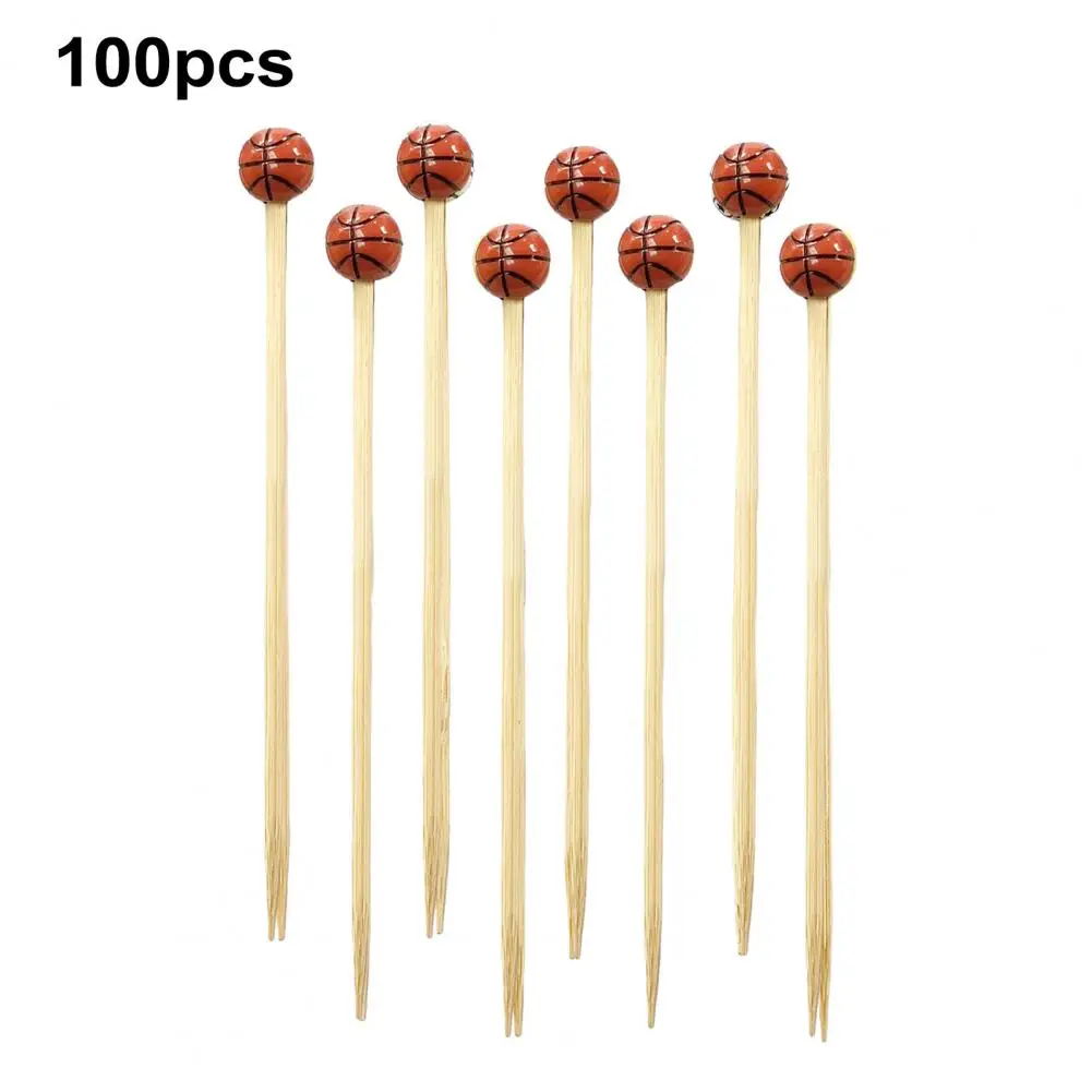 Спортивный бамбуковый мяч 100 шт. спортивные бамбуковые Коктейльные медиаторы для