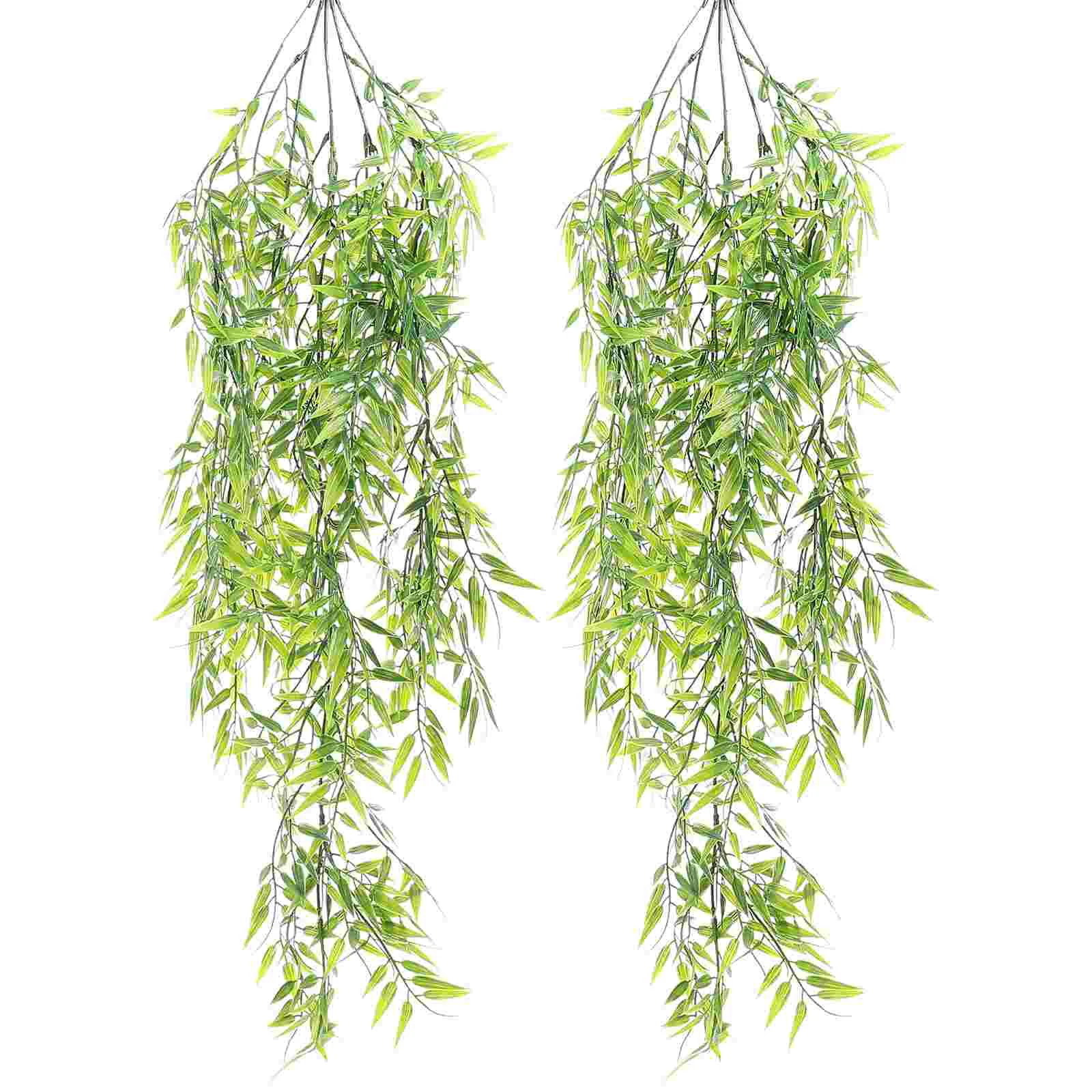 

Artificial Fake Hanging Plants Leaves Leaf Garland Vine Vines Greeneryivy Faux Green Foliage Branchflowers Arch Weddingflower