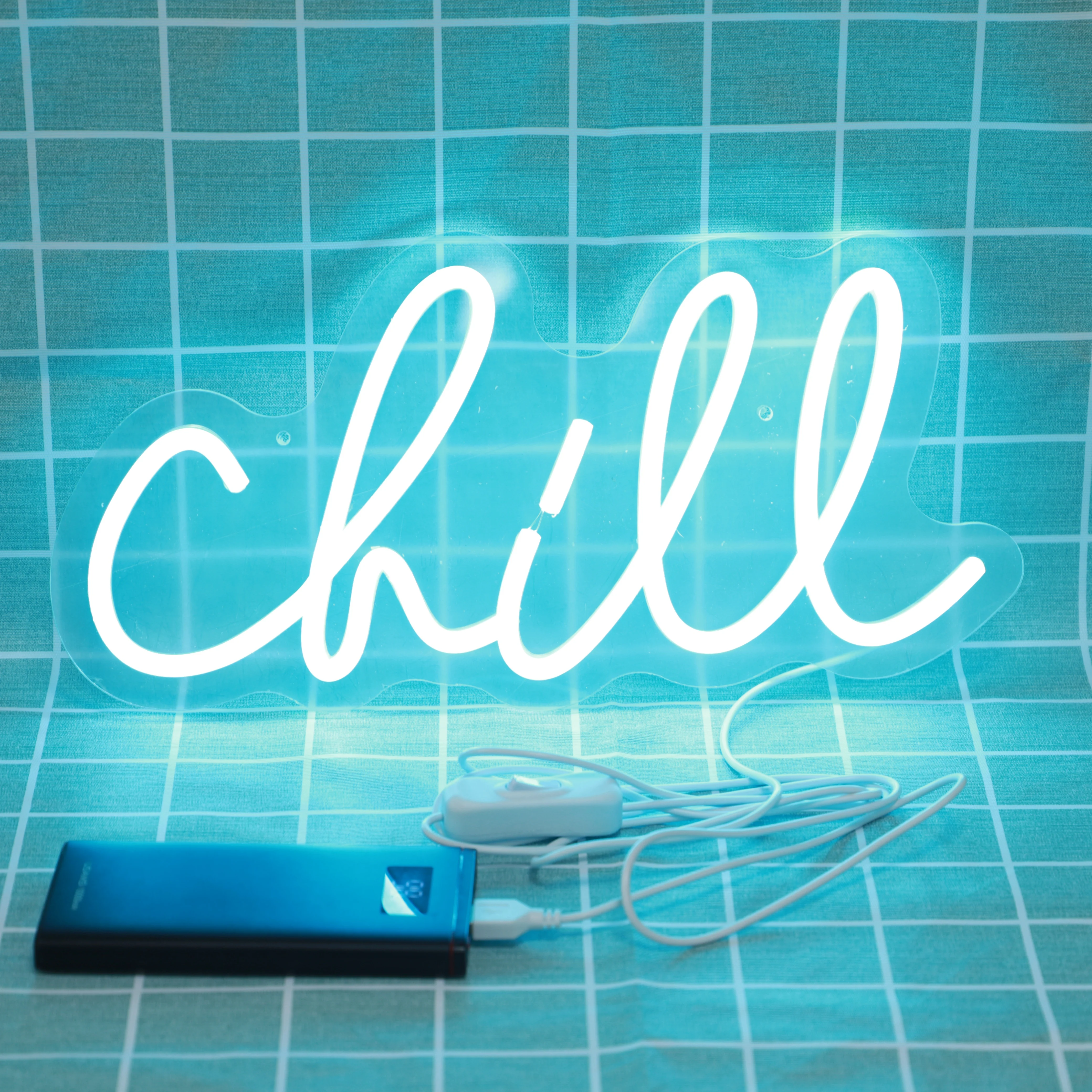 Chill Neon Sign Design Led Neon Signs Light for Bar Pub Club Home Restaurant Wall Hanging Neon Lights