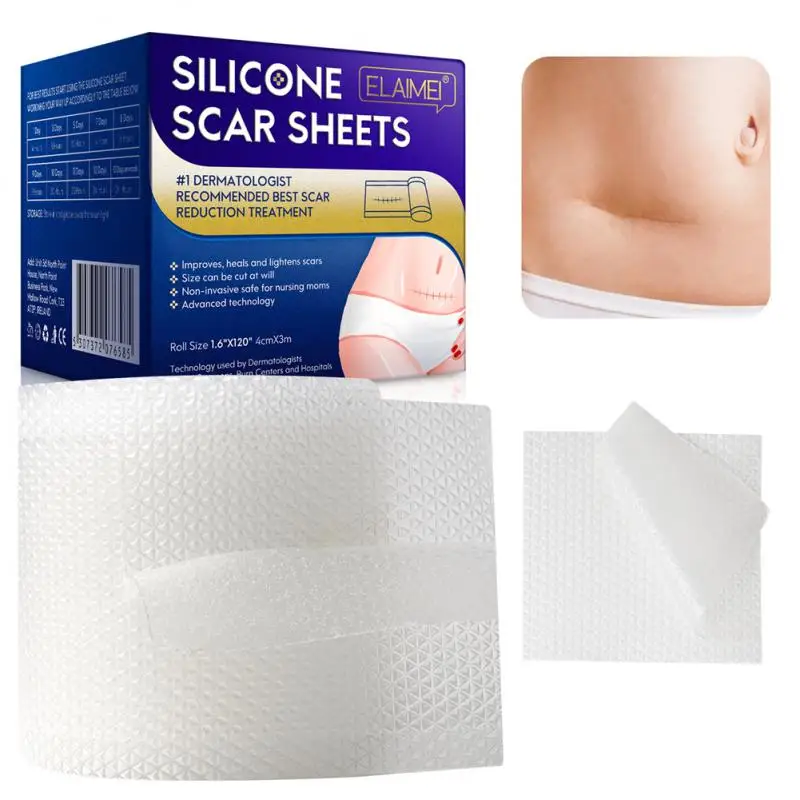 

2022 Hot Sale Elaimei transparent scar removing roll safe for nursing moms Facial Care Tool Skin Care Tool New