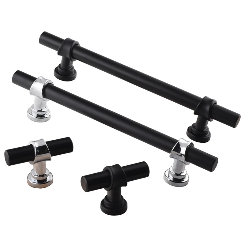 

Kitchen Cabinet Handles Black Drawer Pulls T Bar Stainless Steel Cabinet Hardware Drawer Knobs Cabinet Knobs Furniture Handles