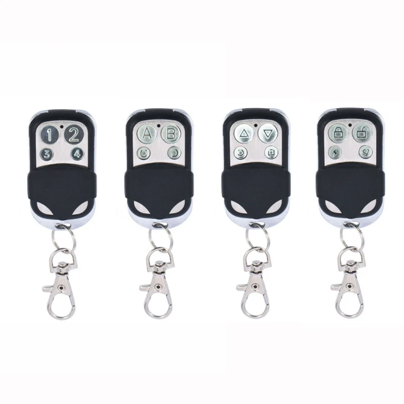 

4 Channels Cloning Copy Duplicate Remote Control 433MHZ Clone Fixed Learning Code For Car Gate Garage Door Transmitter