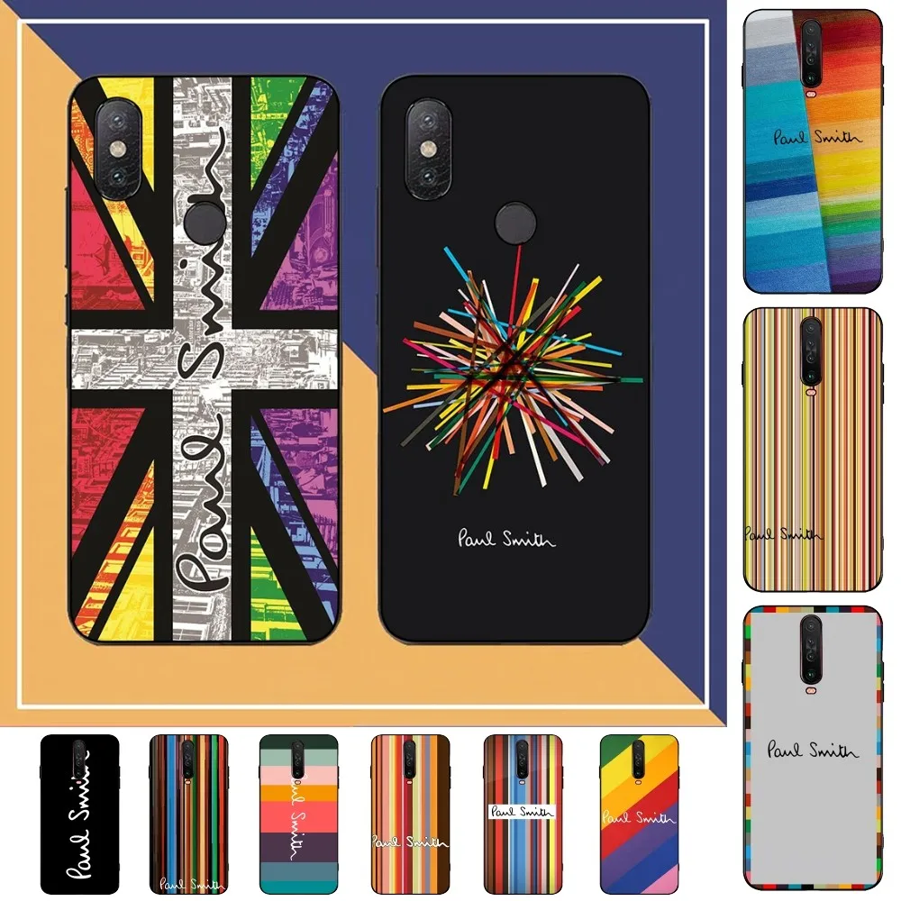 

S-Smith-fashion-P-Paul brand Phone Case For Redmi Note 4 X 5 A 6 7 8 Pro T 9 Pro 9S 10 Pro 11 Pro 11S 11Epro PocoM3pro
