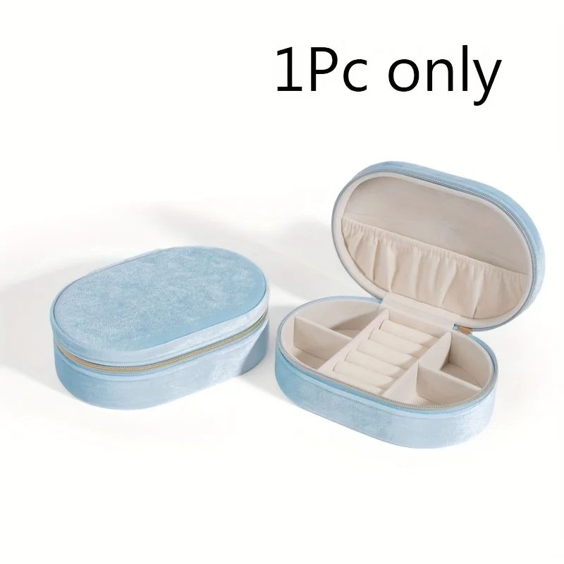 

Бархатный овальный органайзер для украшений