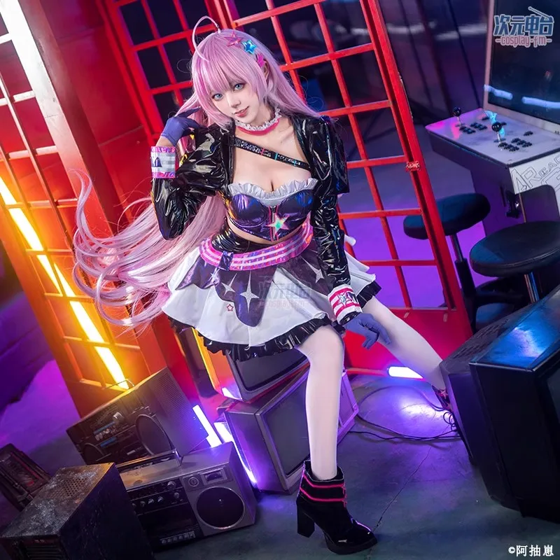 Аниме Mikkuu Muse Dash Luka Косплей Костюм Хэллоуин Униформа Женщины Мужчины Карнавальное