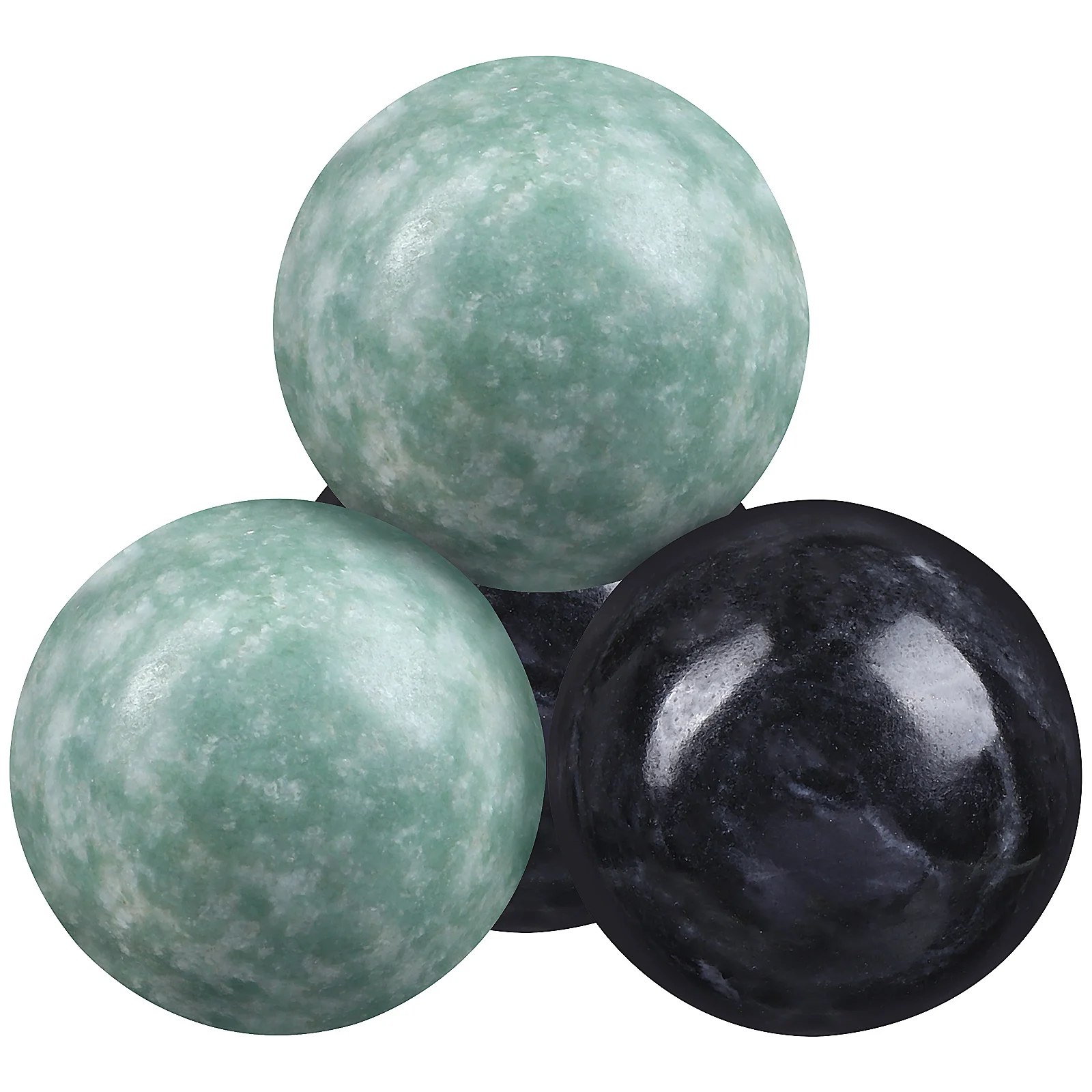 

2 Sets Round Health Balls Chinese Balls Trigger Point Massagers