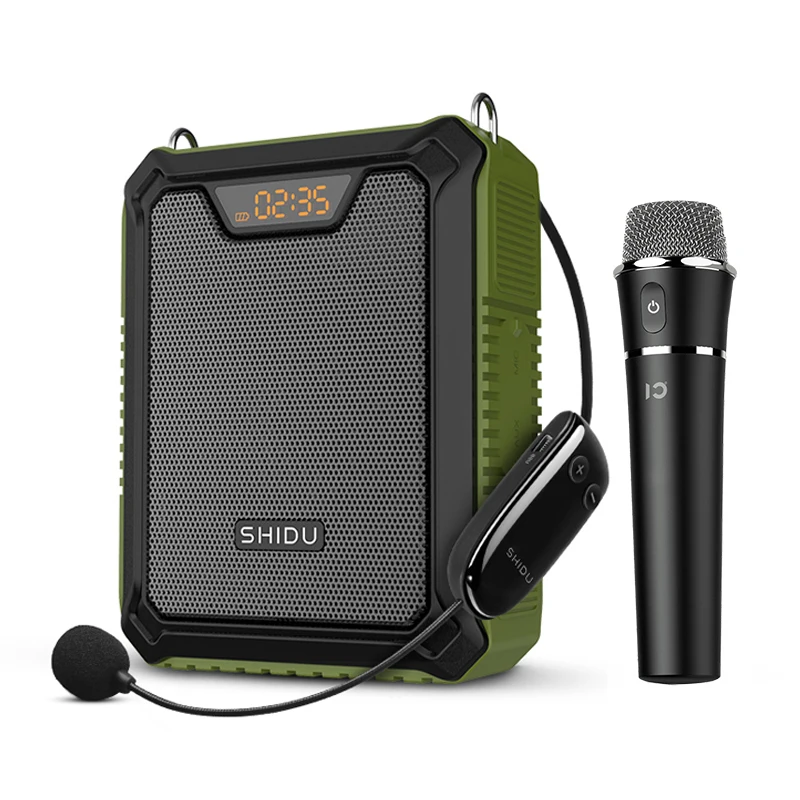 

SHIDU M2000 Professional Portable Dual Wireless Bluetooth Acoustic Voice Amplifier For Teachers Wireless