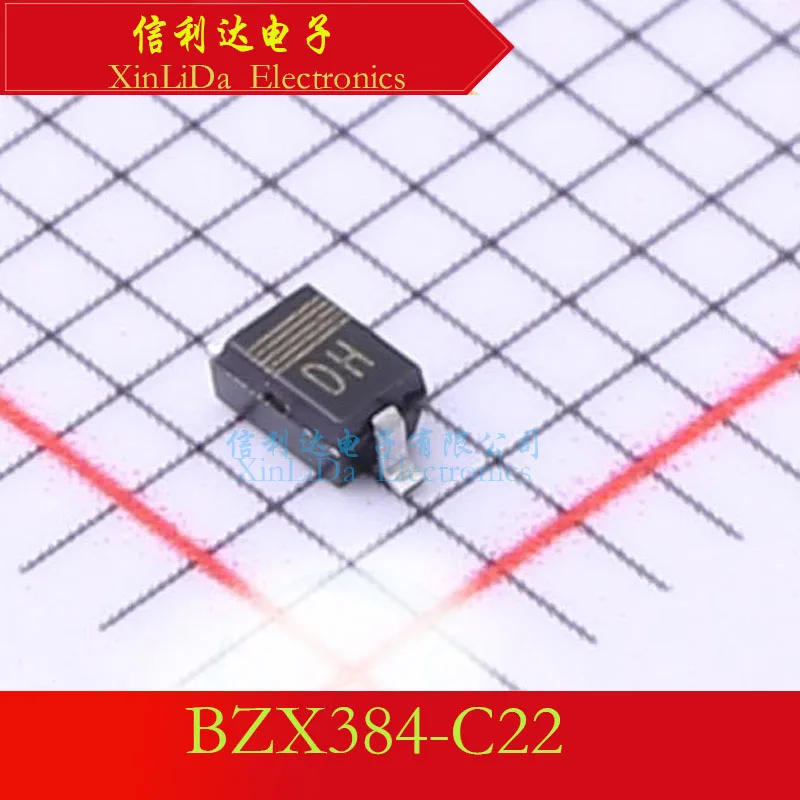 

BZX384-C22 BZX384 диоды Зенера 22 в 5% SOD-323 новые и оригинальные