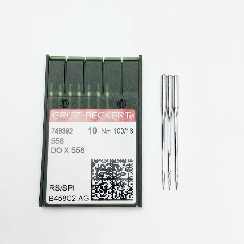 

100PCS DOX558 Groz-Beckert Needles For Industrial Keyhole Sewing Machine Fit JUKI MEB-3200 BROTHER 980 Durkopp 558