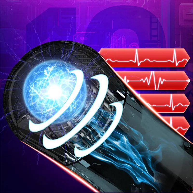 Мастурбатор с вибрацией Мужской пенис насос для мужского члена прозрачная