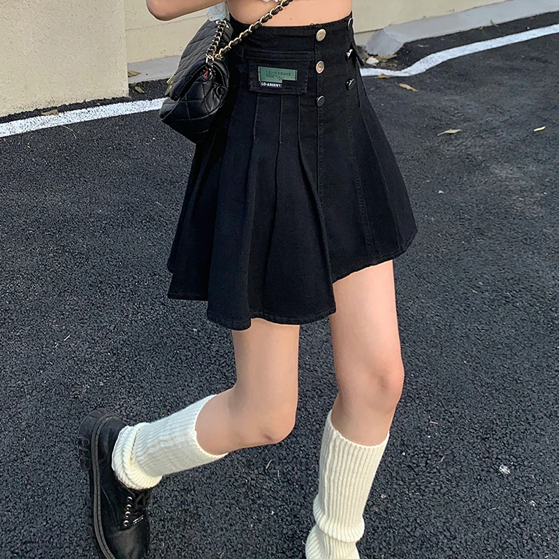 

2022 New Skirts Women Summer Solid Folds Mini Fashion Popular All-match New Arrival Hot Sale Leisure Elegant Korean