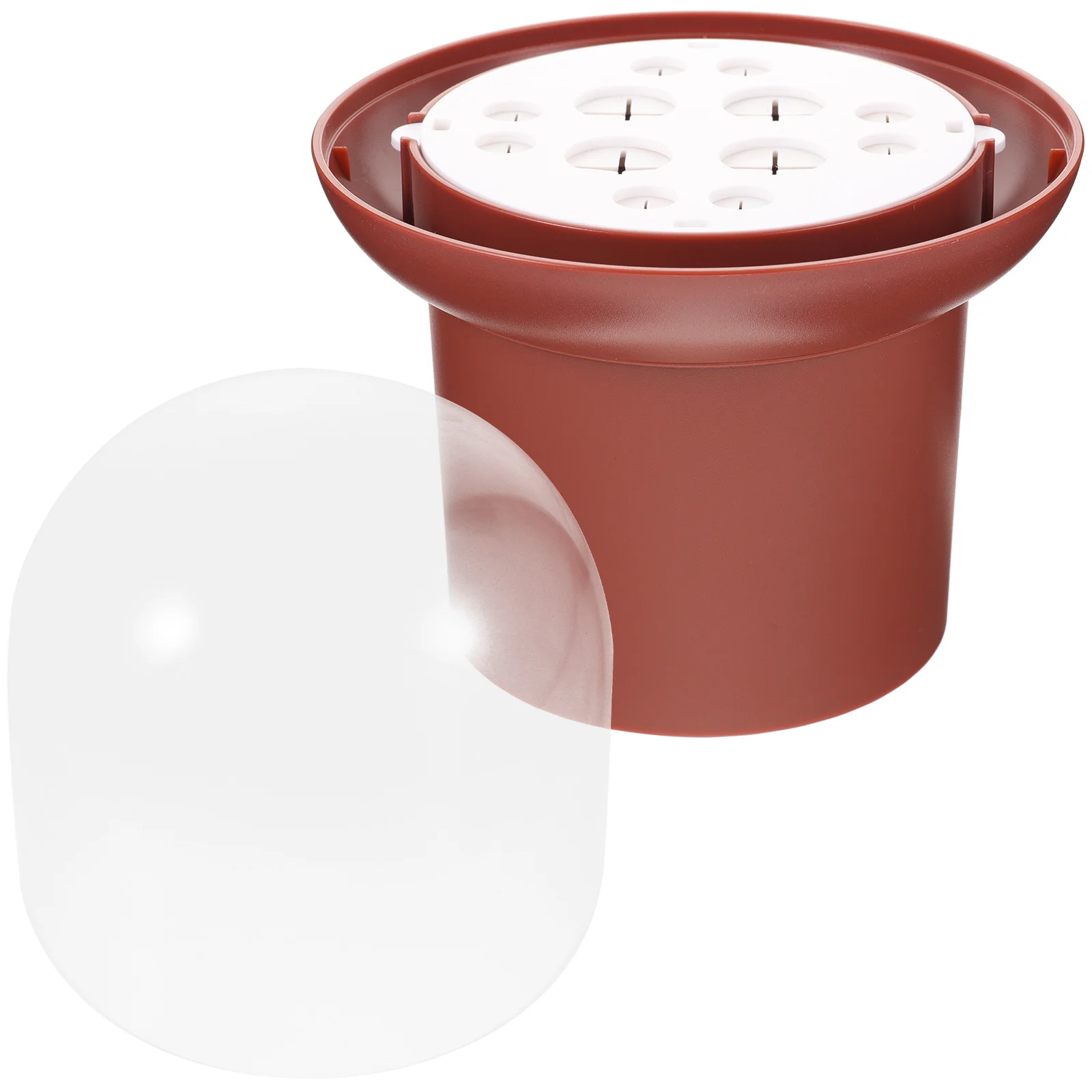 

Brush Holder Makeup Organizer Cup Pen Desk Compartment Lipsticks Display Case Desktop Container Slots Cups