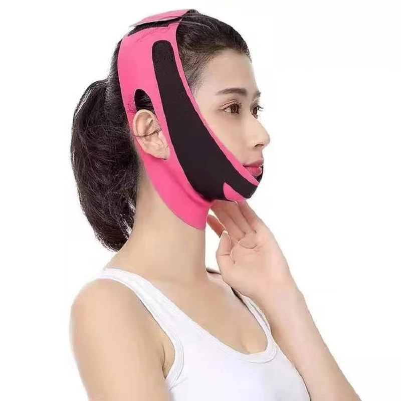 

1pcs Face Shaper Cheek Shaping Women Elastic Face Slimming Bandage V Line Chin Lift Up Strap Facial Massage Belt