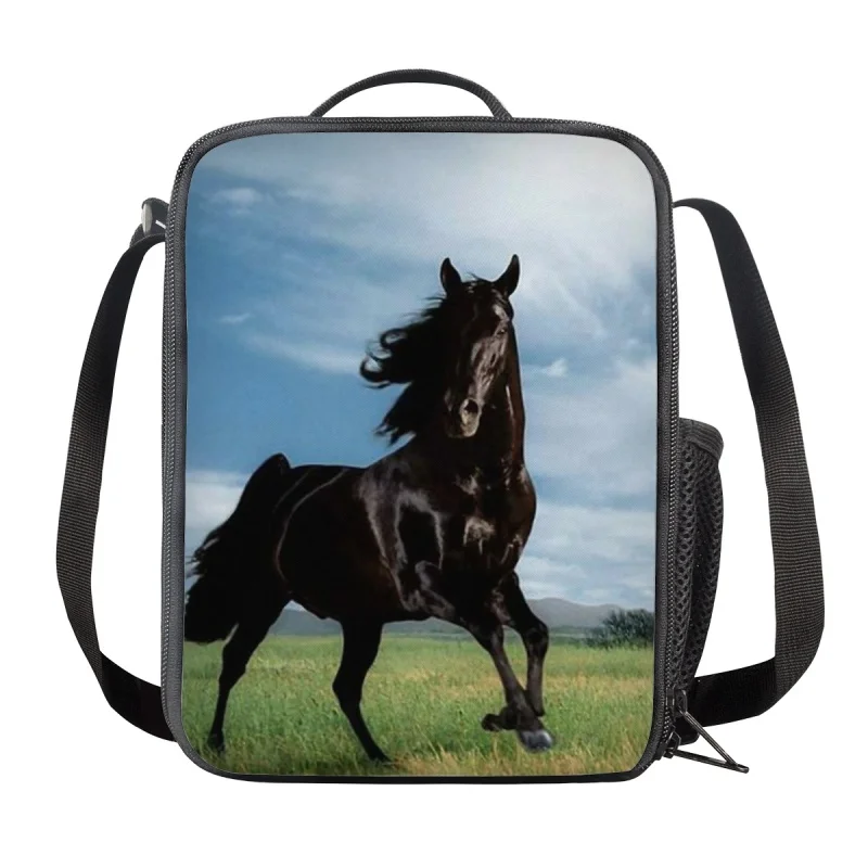 

Yikeluo 3D Horse Pattern Bags For Teen-agers Messenger Purse Casual Girls Boys Crossbody Bag Student Shoulder Bag