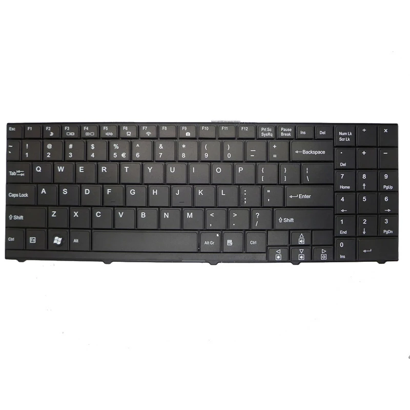 

Клавиатура для ноутбука Medion AKOYA P6630 MD97709 MD97724 MD97822 MD97947 MD98560, черная с рамкой, США