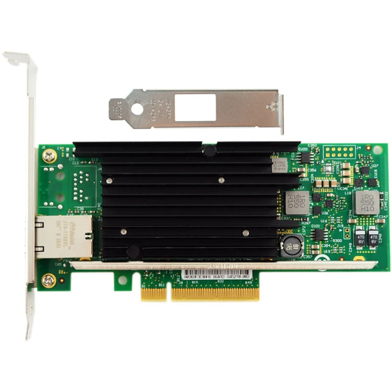 NIC X540-T1 With X540 Chipset 10Gbs, RJ45 Single Port PCI-Ex8 Server Desktop Network Card