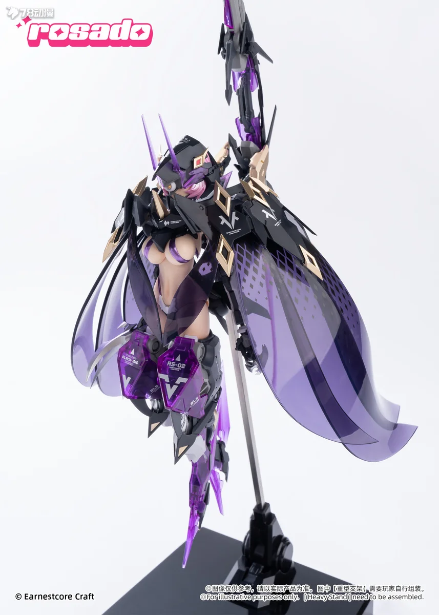 Фото В наличии Новая Оригинальная Коллекционная Модель Earnestcore Craft ROSADO RS-02 STARFLOWER BLACK IRIS, Масштаб 1/10, Серия ACTION GIRLS №5