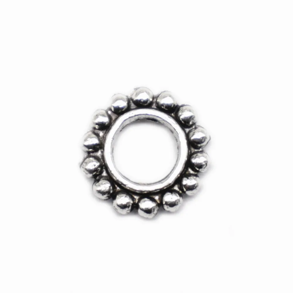 

Wedding Accessories Spacer Bead Spacer Jewelry For Women 9X9X2mm Antique Silver Color 30 Pieces