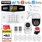 Fuers Tuya умный дом сигнализация Wi-Fi охранная сигнализация умный дом GSM сигнализация с цветным ЖК-дисплеем датчик движения домашней безопасности датчик движения
