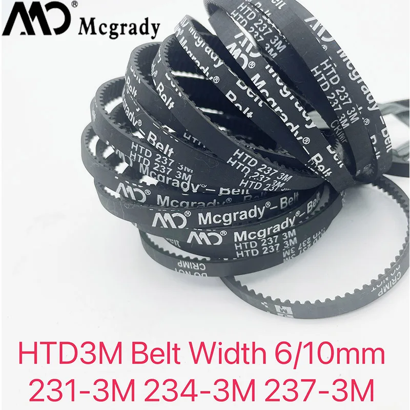 

Ремень ГРМ MCGRADY Arc HTD3M длина = 231/234/237/240 ширина 6/10 зубьев 77 78 79 80 ремень для шлифовальной машины