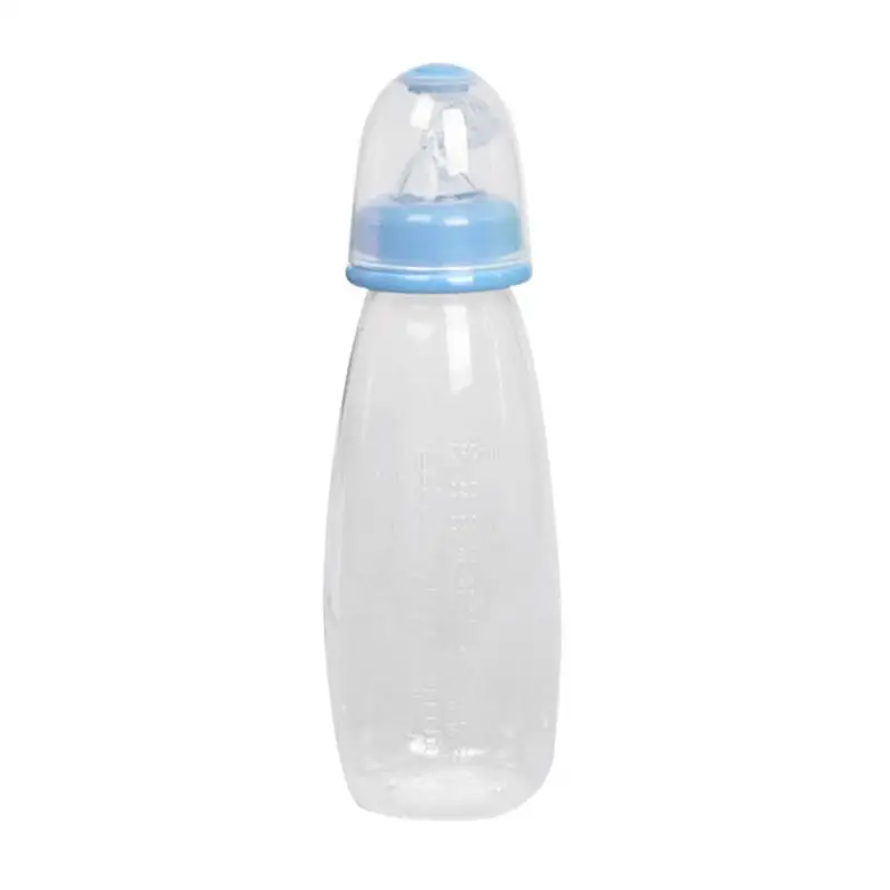 

240ml Baby Feeding Spoon Rice Cereal Bottle Portable Baby Training Bottle Squeeze Spoon Children Food Supplement Spoon Bottle