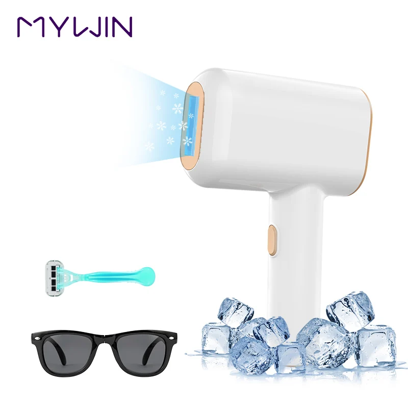 

MYWIN G885 Hair Removal Instrument Freezing Point laser Sapphire Home 999999 Flashes Ipl Ice Painless Whole Body Epilator