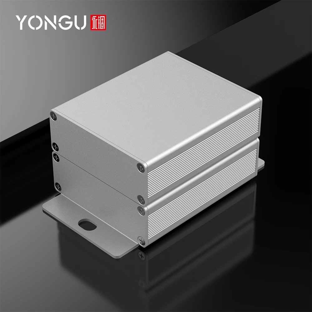 Aluminum Integrated Housing Power Module Source Controller Box Sheet Metal Electronic Components Enclosure J09 64*23.5MM