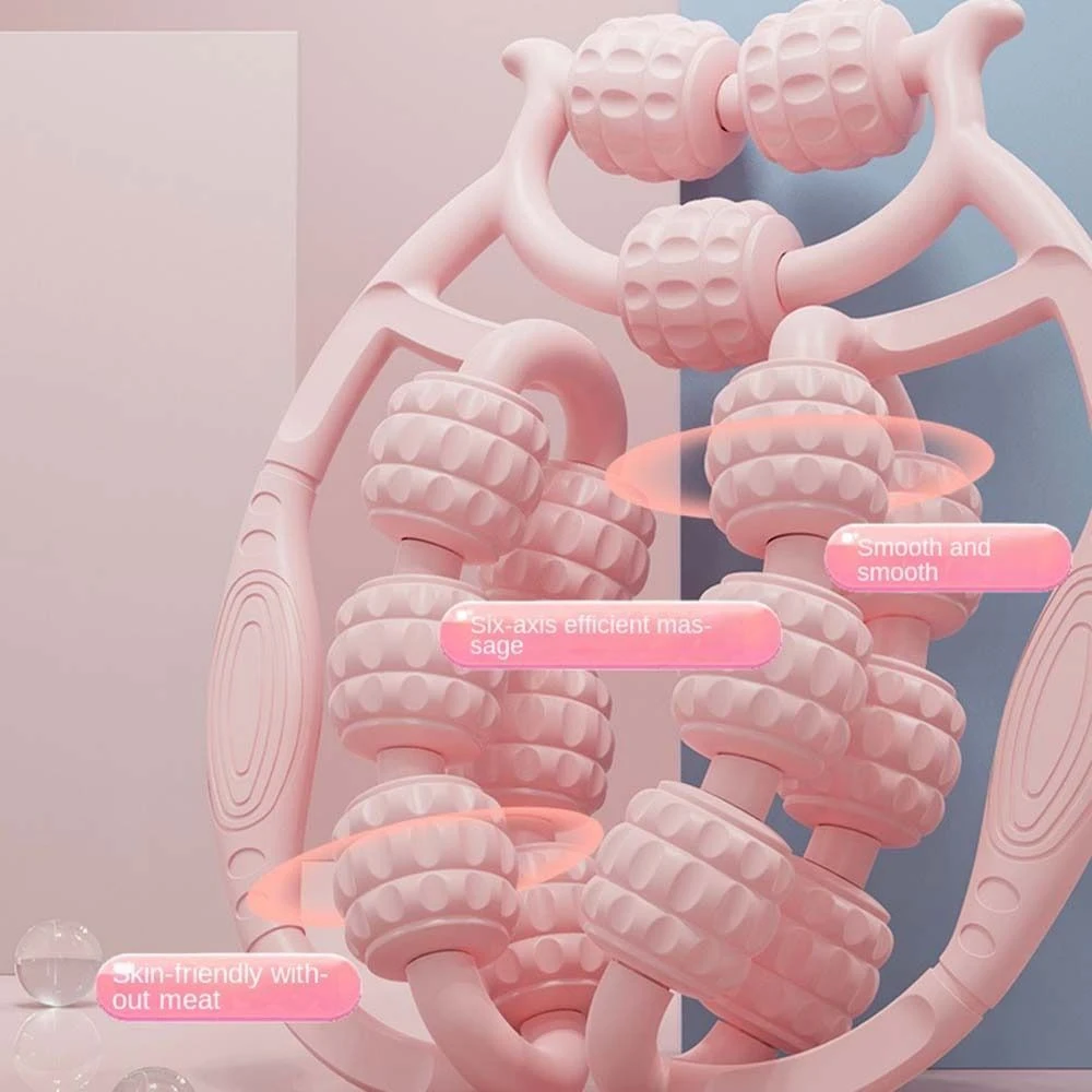 360-градусный 15-колесный кольцевой массажер с зажимом для ног антицеллюлитный