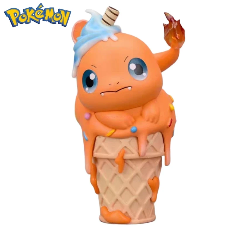 

Pokemon Anime Figure Charmander Kirby Eevee Pikachu Genger Ice Cream Figures Pvc Figurine Statue Model Adorn Kid Gifts Doll Toys