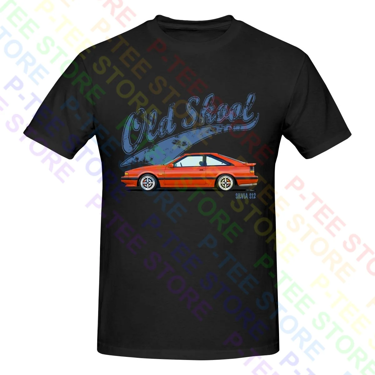 Классическая Автомобильная футболка Nissan Silvia S12 Old Skool модная в стиле хип-хоп
