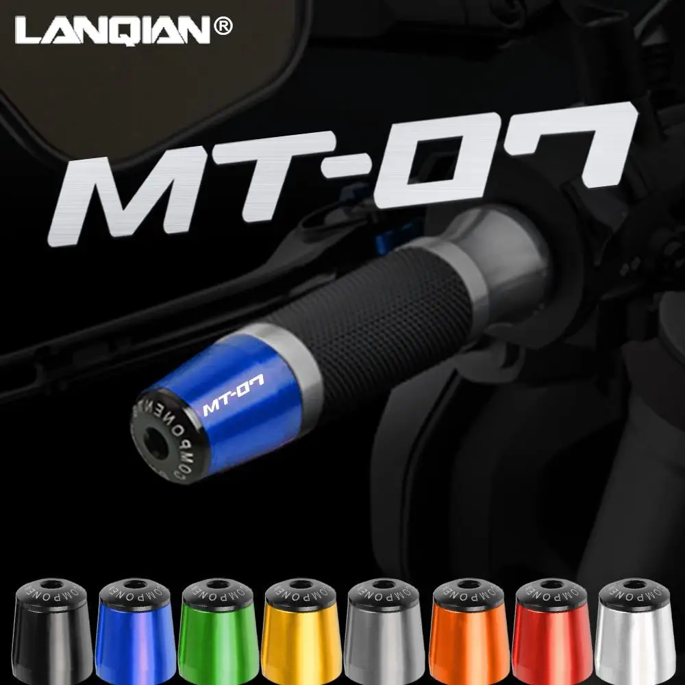 

Motorcycle Handlebar Caps Handle Bar Grips Ends Plug For YAMAHA MT07 MT-07 TRACER GT 2014 2015 2016 2017 2018 2019 2020 2021