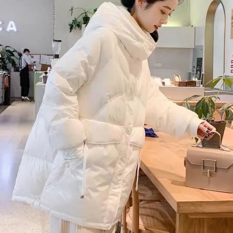 Winter Women's Cold Coat Parkas Coats Super Hot Jackets Cheap Wholesale Women Clothes Hooded Top Korean Fashion Loose New