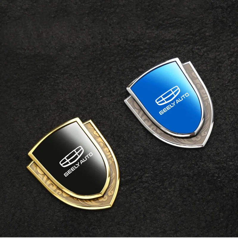 

Car Sticker Emblems Side Shield Car Styling Logo Badge Auto Body Window For GEELY GC6 GC9 EMGRAND EC7 EC8 CK ATLAS CK2 CK3 GT
