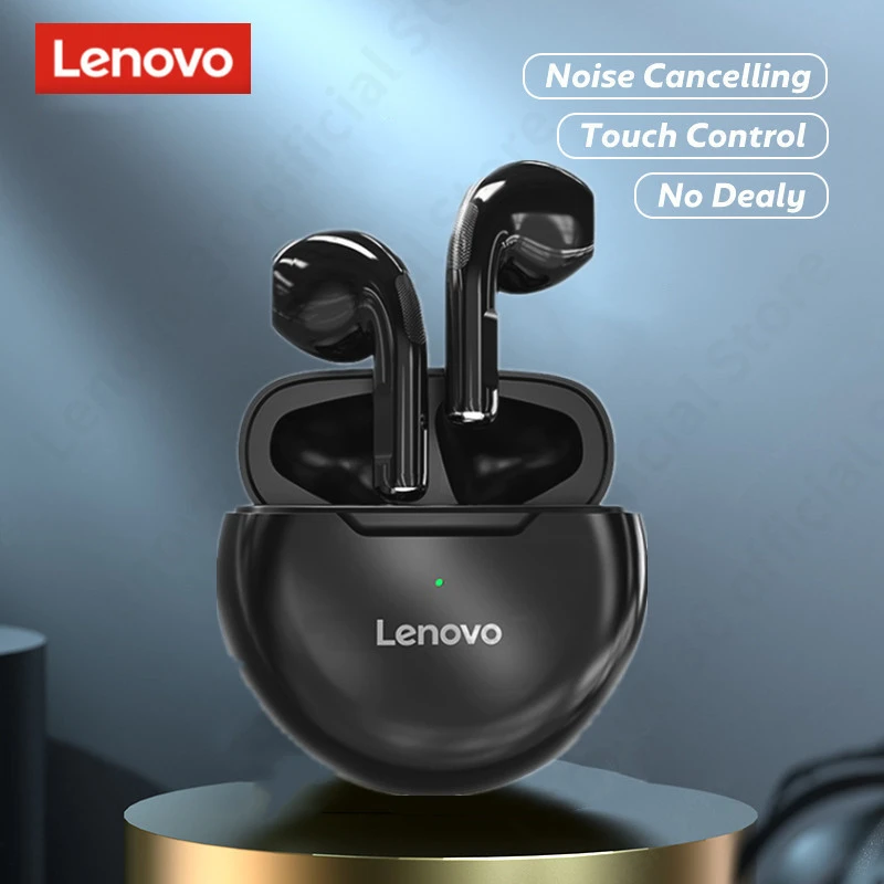 

Bluetooth-наушники Lenovo LivePods TWS HT38, водонепроницаемые, с микрофоном