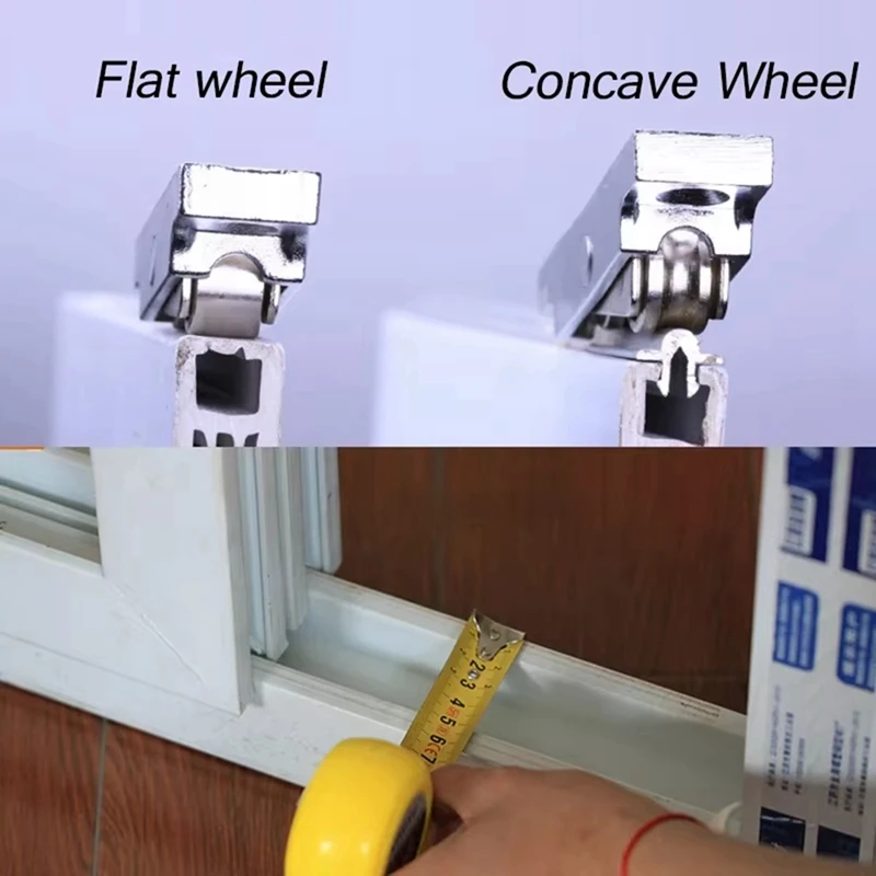 ABHG шкив для раздвижного окна цинковый сплав двойное колесо регулировка баланса