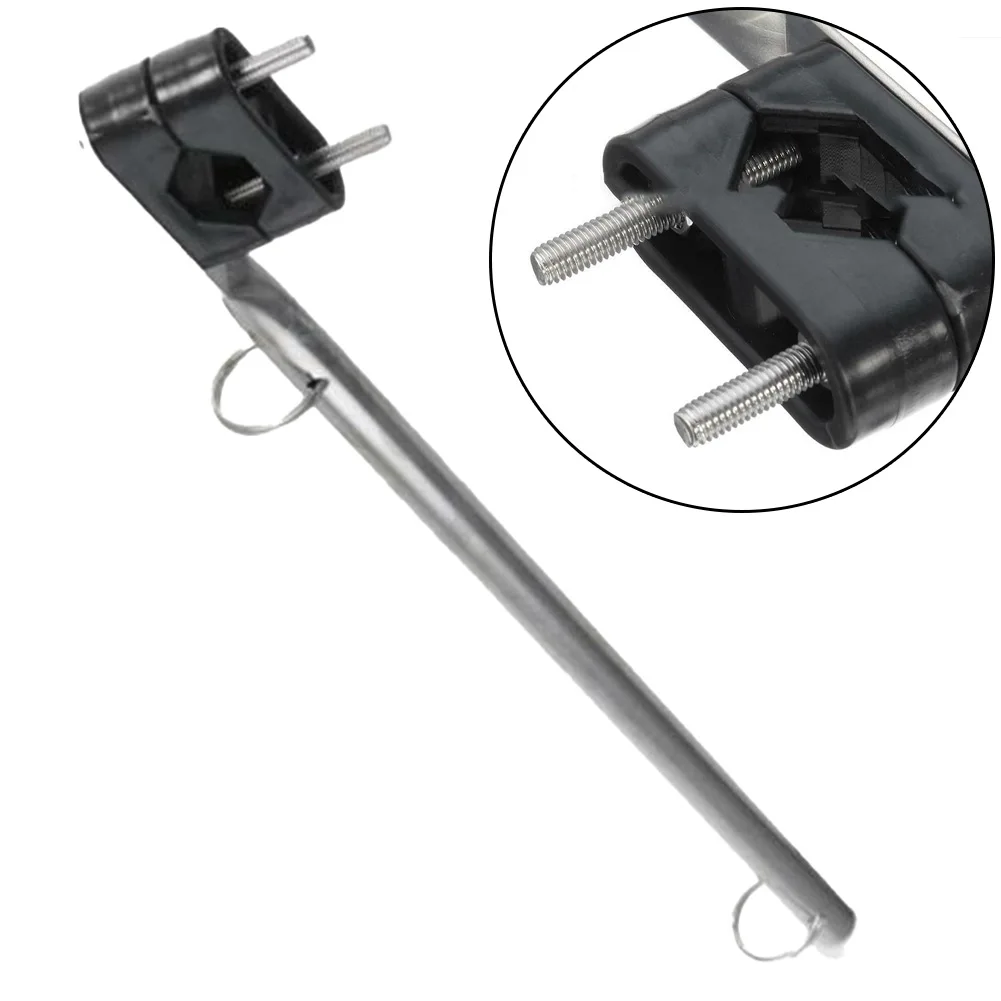 

Flag Pole Marine Flagpole Rail Mount Part Rail Clamp Replacement Stainless Steel 1 Piece 1pc 39CM Flag Staff Pole