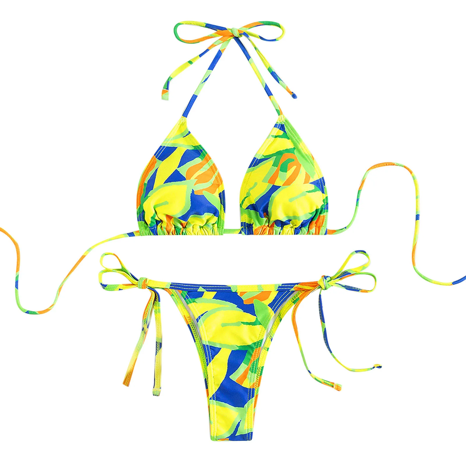 

Brazilian Bandeau Swimsuit Swimwear Set Push-Up Women Bandage Beachwear Bikini Swimwears Tankinis Swimwears brazilian panties